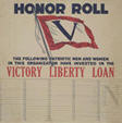 US WWI poster (general): Honor Roll