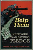 US WWI poster (general): Help Them Keep