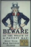 US WWI poster (general): Beware of the Wrath