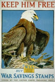 US WWI poster (general): Keep Him Free