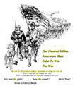 US WWI poster (general): One Hundred Million