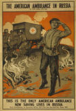 US WWI poster (general): The American Ambulance