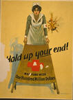 US WWI poster (general): Hold Up Your End!