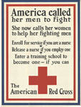 US WWI poster (general): America called her