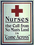 US WWI poster (general): Nurses the call