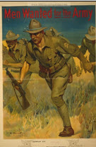 US WWI recruitment poster: Men Wanted for the Army