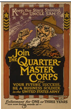 US WWI recruitment poster: Keep the Stars Shining for Uncle Sam