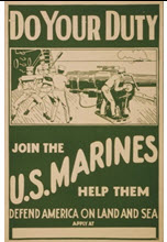 US WWI recruitment poster: Do Your Duty/Join the U.S. Marines