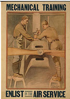 US WWI recruitment poster: Mechanical Training