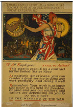 US WWI recruitment poster: I shall expect every man who is not a slacker... 