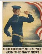 US WWI recruitment poster: Your Country Needs You
