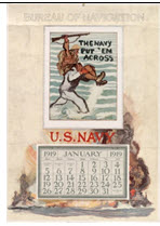 US WWI recruitment poster: Bureau of Navigation