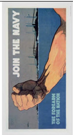 US WWI recruitment poster: Join the Navy/The Forearm of the Nation