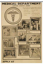 US WWI recruitment poster: Medical Department/U.S. Army